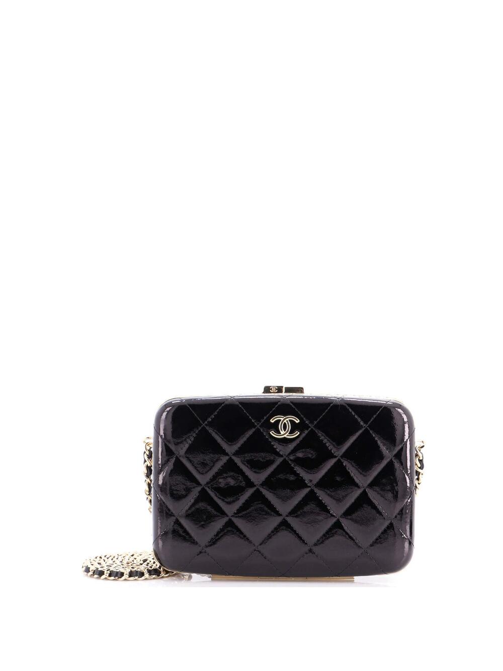 Chanel Framed Box Clutch With Chain #222272C35B
